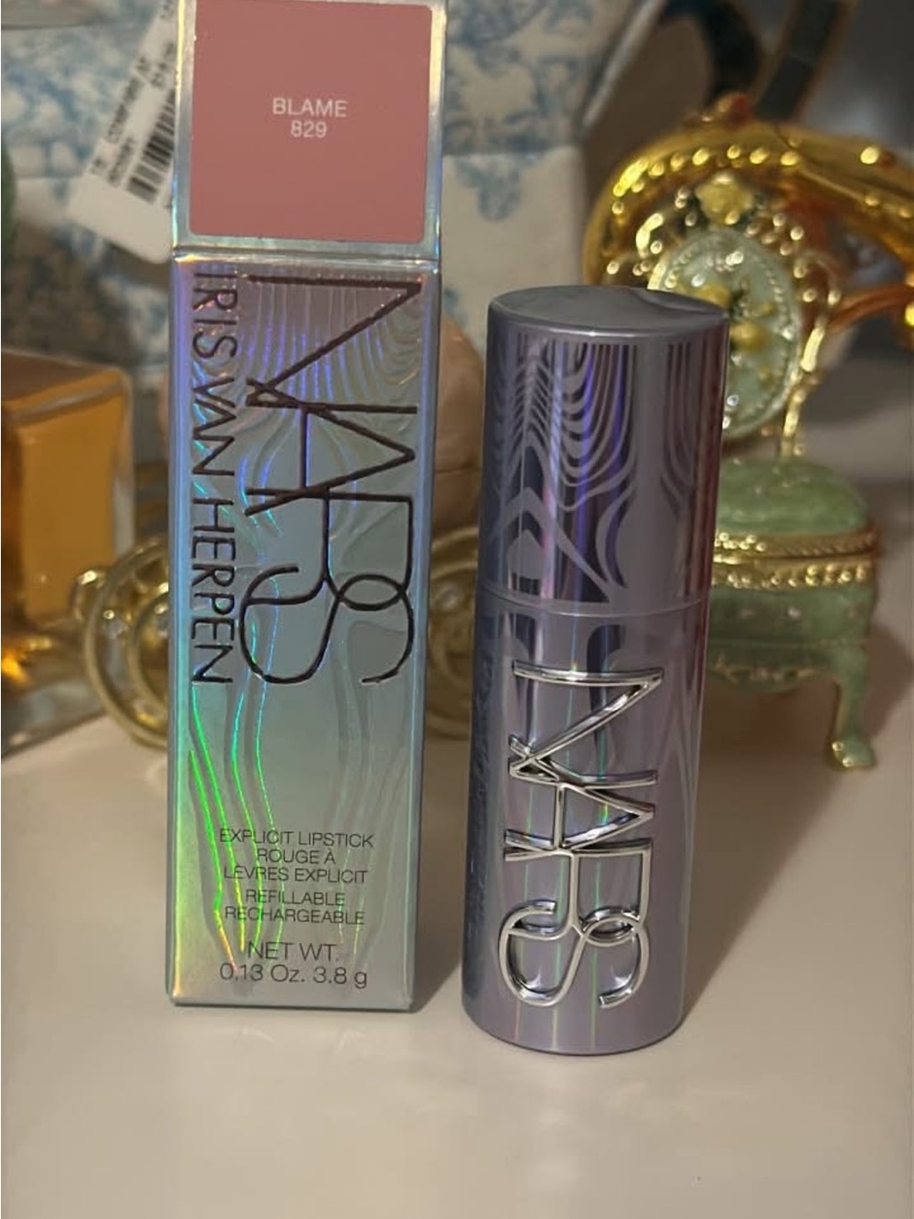NARS Blame 829 Refillable Lipstick - Mauve Pink